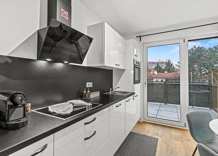 Apartamento Noblenest Cozy - Parkplatz - Terrasse - Kueche Viena